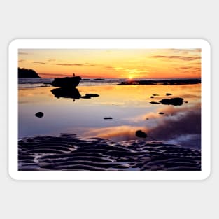 Bateau Bay Beach Sunrise Sticker